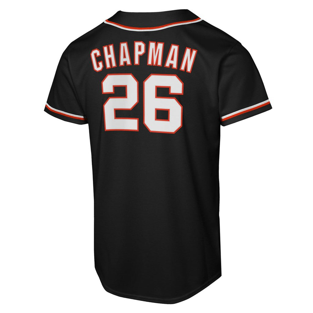 San Francisco Giants Matt Chapman Youth Fashion Replica Jersey (Black)