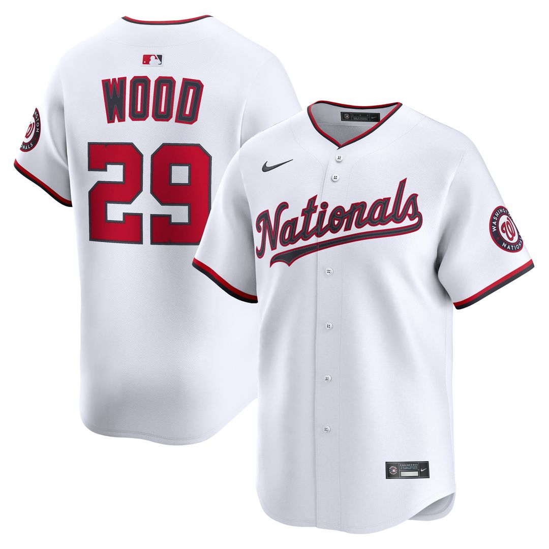 Washington Nationals James Wood Home Limited Jersey (White)