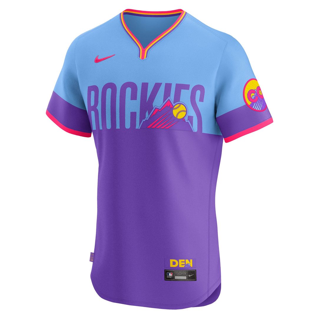 Colorado Rockies 2025 City Connect Elite Jersey (Purple)