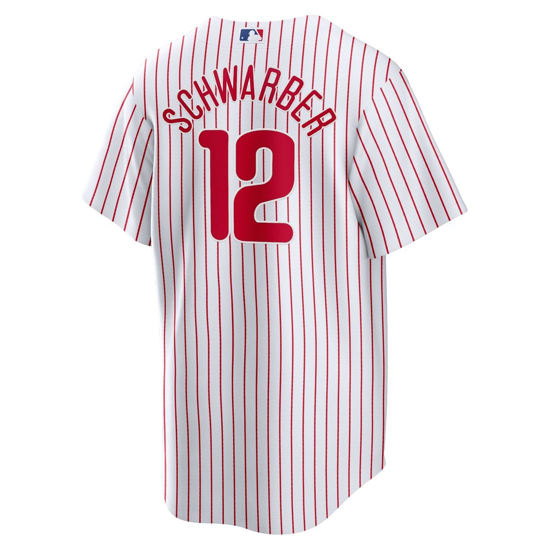 Philadelphia Phillies Kyle Schwarber Replica Jersey (White)