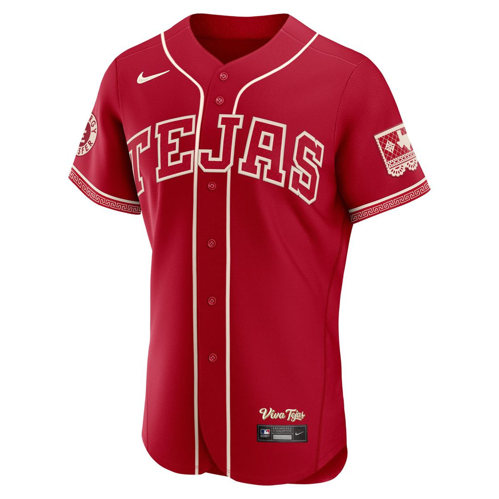 Texas Rangers Corey Seager 2026 City Connect Authentic Sponsor Patch Jersey (Red)