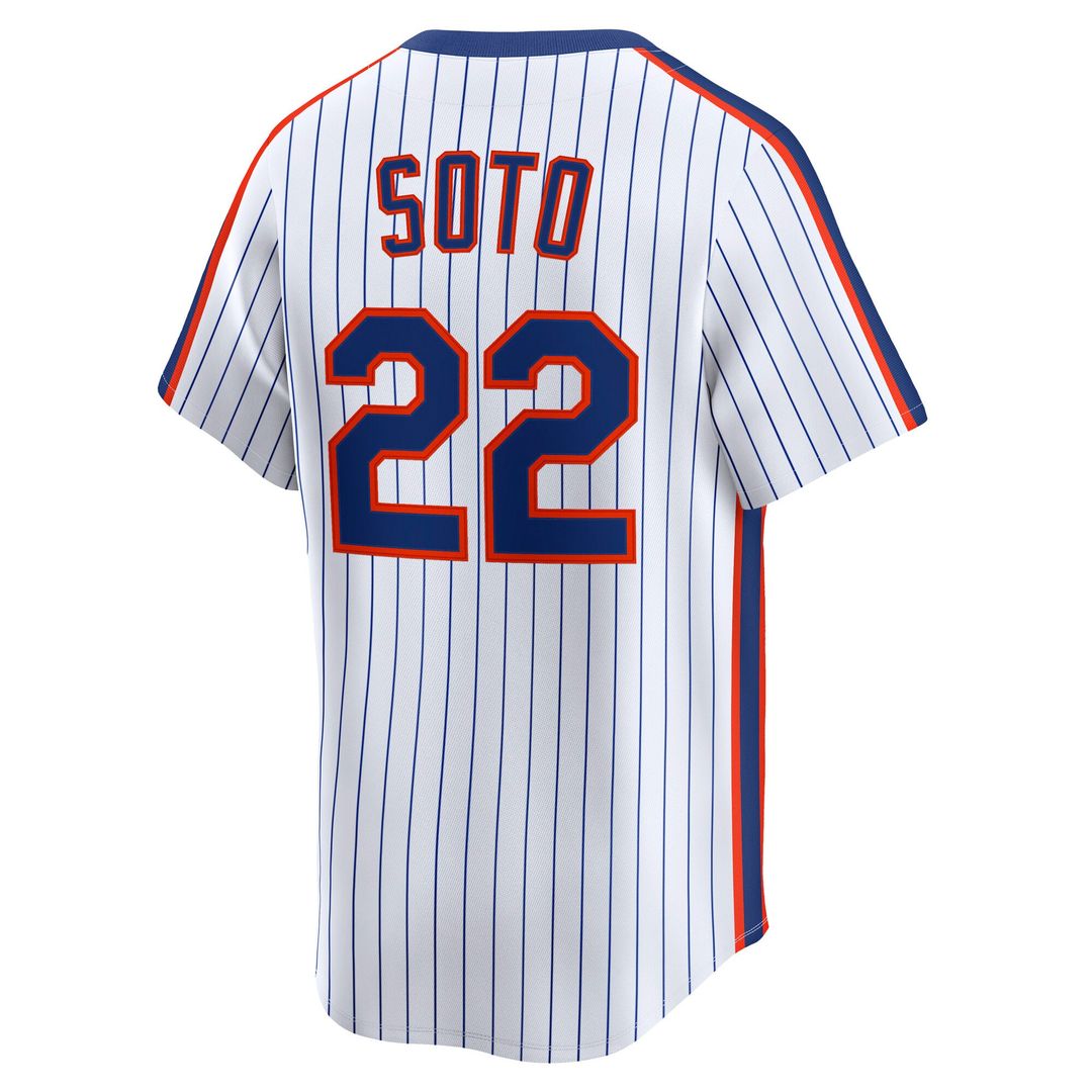 New York Mets Juan Soto Cooperstown Limited 40th Anniversary Jersey (White)