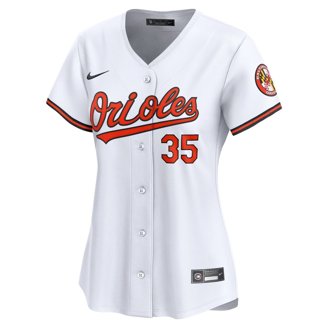 Baltimore Orioles Adley Rutschman Women's Home Limited Jersey (White)