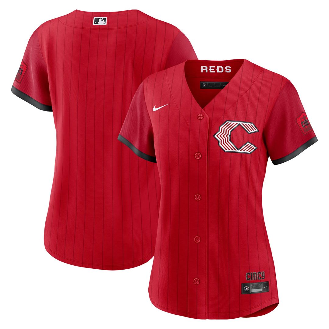 Cincinnati Reds Women's 2026 City Connect Stadium Jersey (Red)