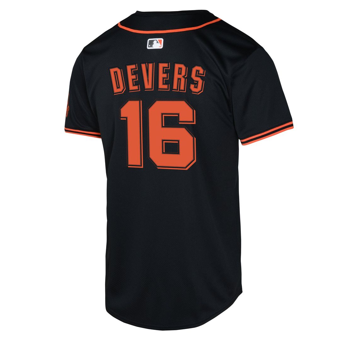 San Francisco Giants Rafael Devers Youth Limited Jersey (Black)