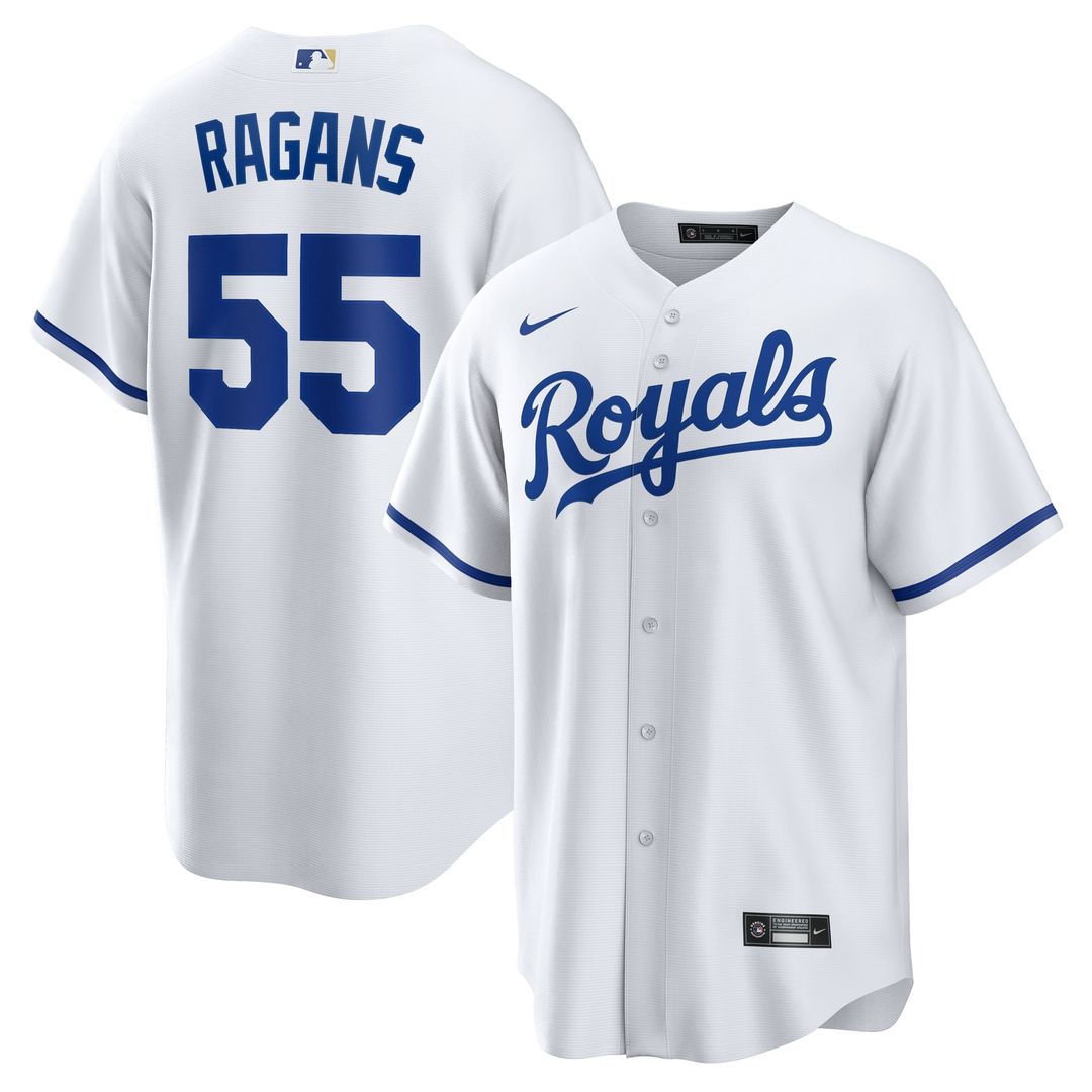 Kansas City Royals Cole Ragans Home Replica Jersey (White)