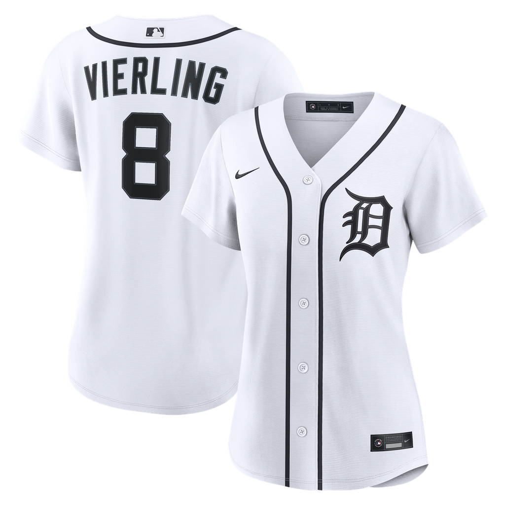 Detroit Tigers Matt Vierling Women's Home Replica Jersey (White)
