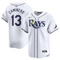 Tampa Bay Rays Junior Caminero Youth Home Limited Jersey (White)