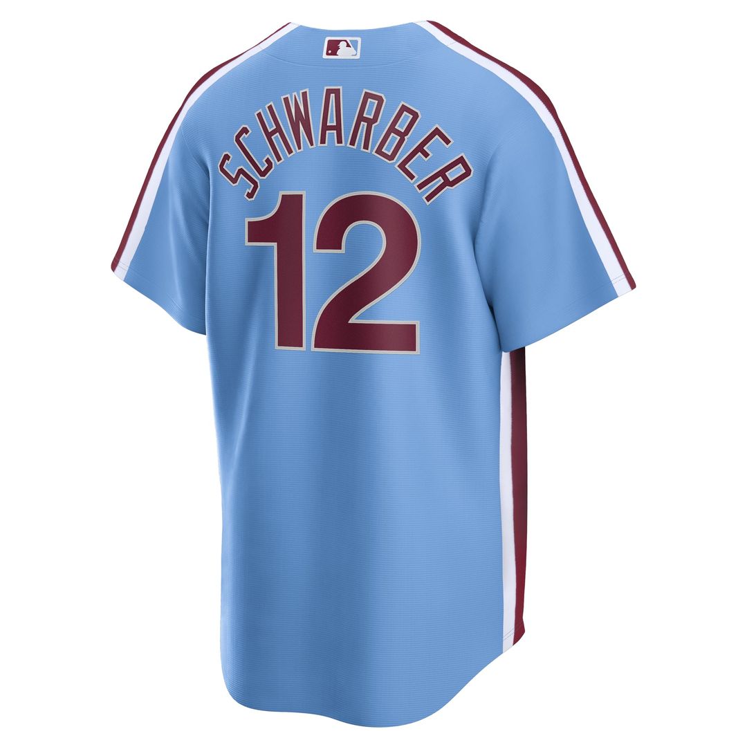 Philadelphia Phillies Kyle Schwarber Alternate, 1st Replica Jersey (Light Blue)
