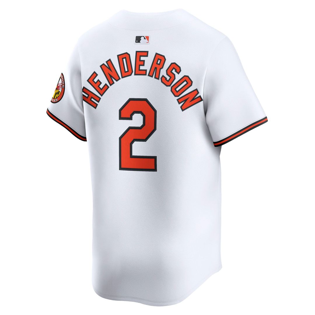 Baltimore Orioles Gunnar Henderson Home Limited Jersey (White)