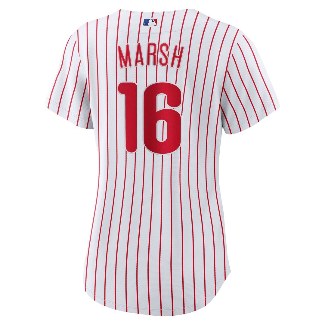 Philadelphia Phillies Brandon Marsh Women's Home Replica Jersey (White)