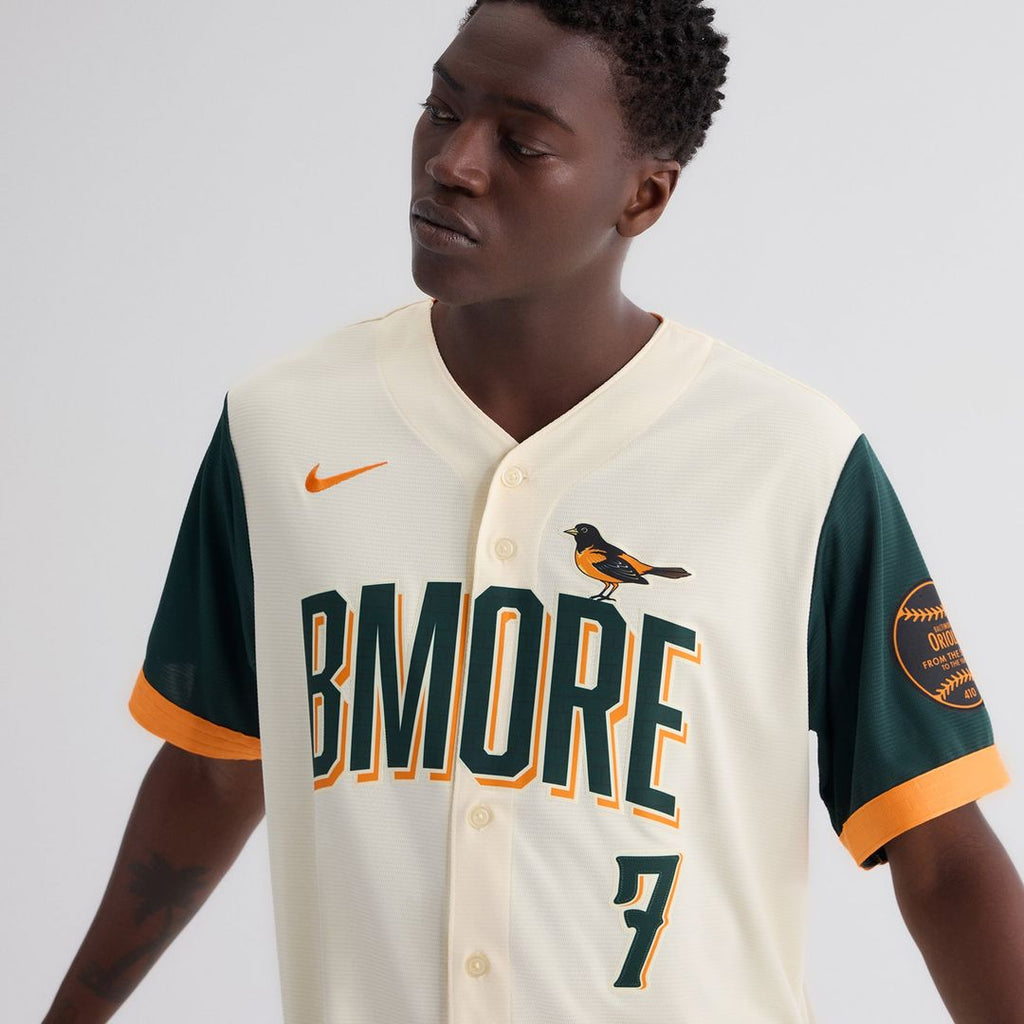 Baltimore Orioles Jackson Holliday 2026 City Connect Stadium Jersey (Cream)