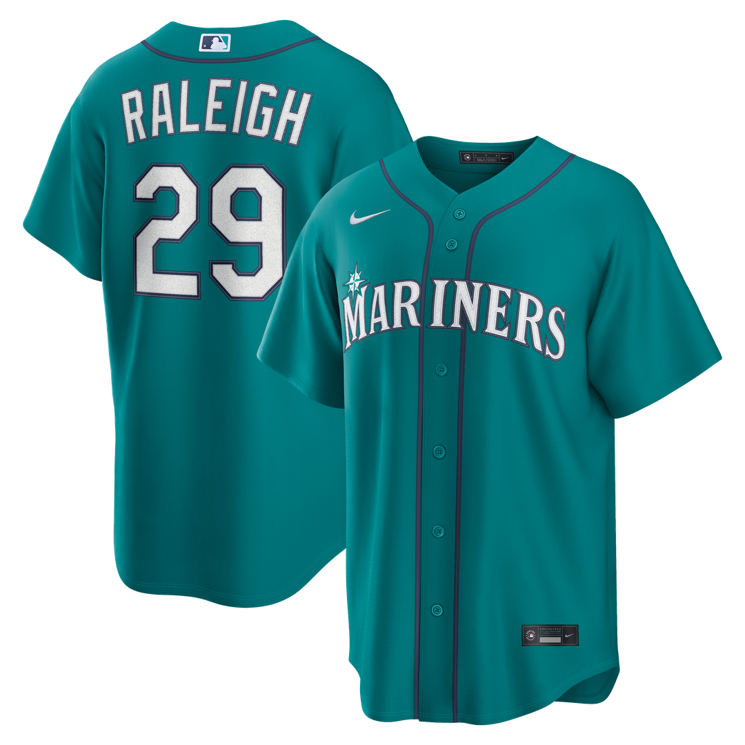Seattle Mariners Cal Raleigh Alternate Replica Jersey (Cream)