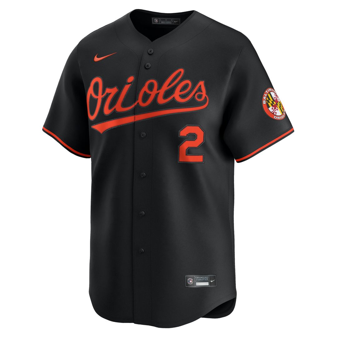 Baltimore Orioles Gunnar Henderson Alternate Limited Jersey (Black)