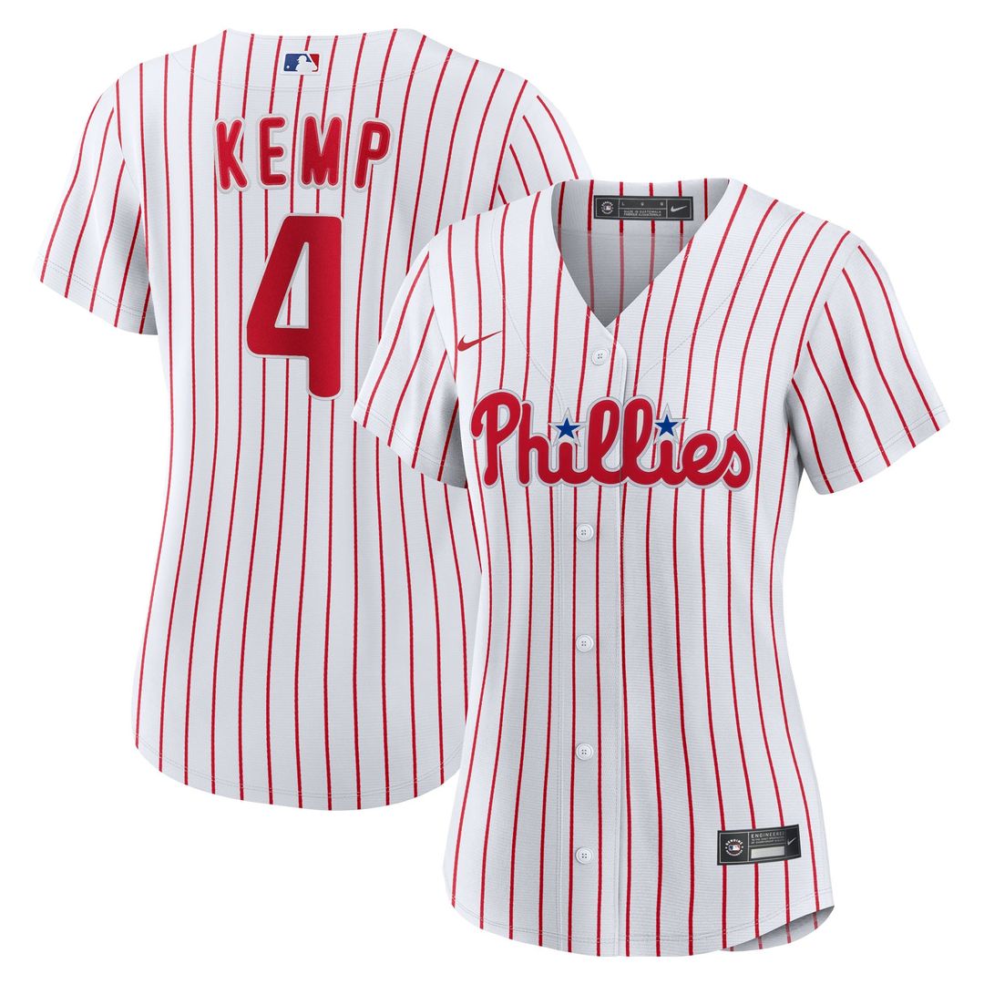 Philadelphia Phillies Otto Kemp Women's Home Replica Jersey (White)
