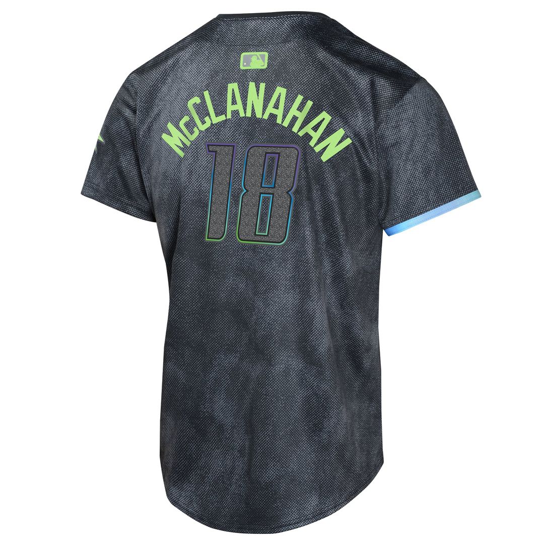 Tampa Bay Rays Shane McClanahan Youth 2024 City Connect Limited Jersey (Charcoal)