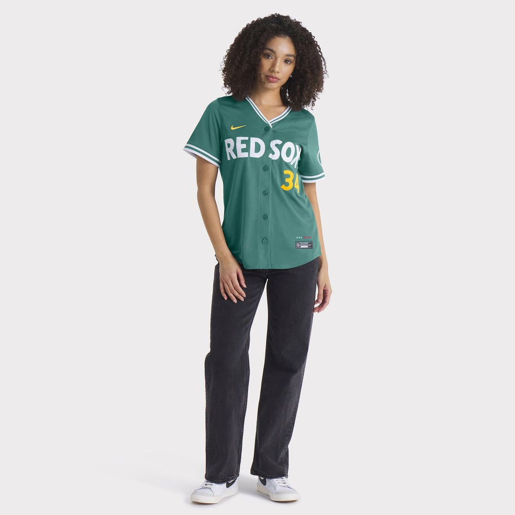 Boston Red Sox David Ortiz Women's 2025 City Connect Limited Retired Player Jersey (Green)