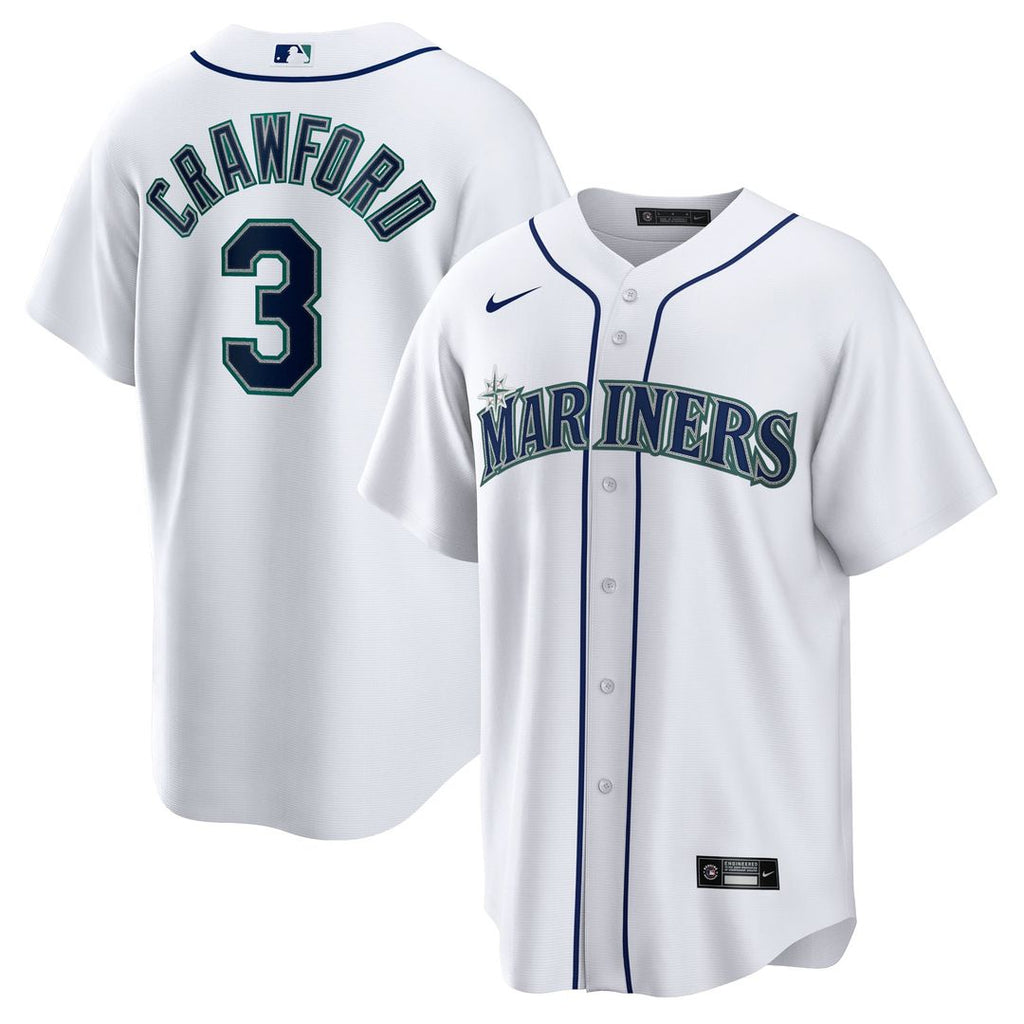 Seattle Mariners JP Crawford Home Replica Jersey (White)