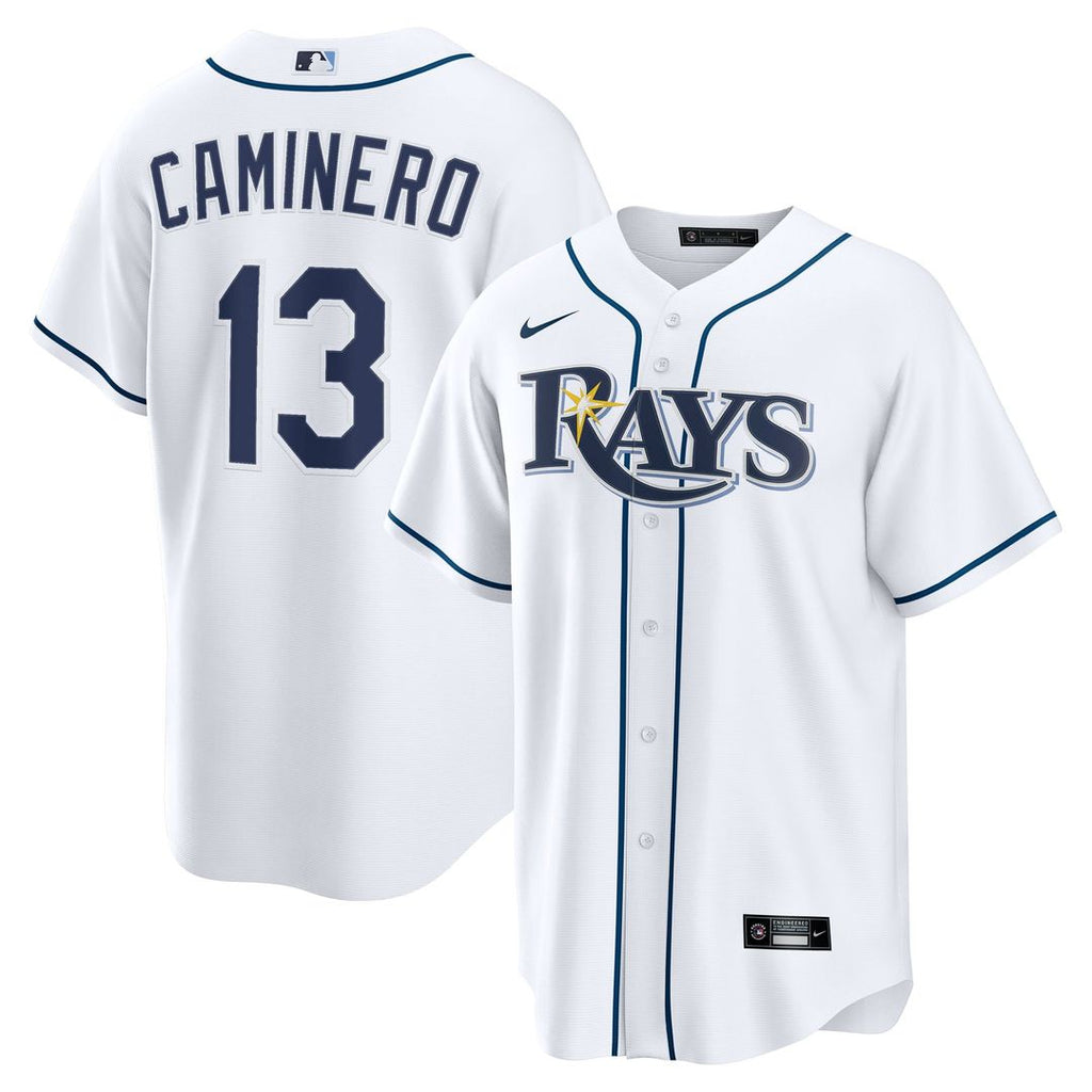 Tampa Bay Rays Junior Caminero Home Replica Jersey (White)