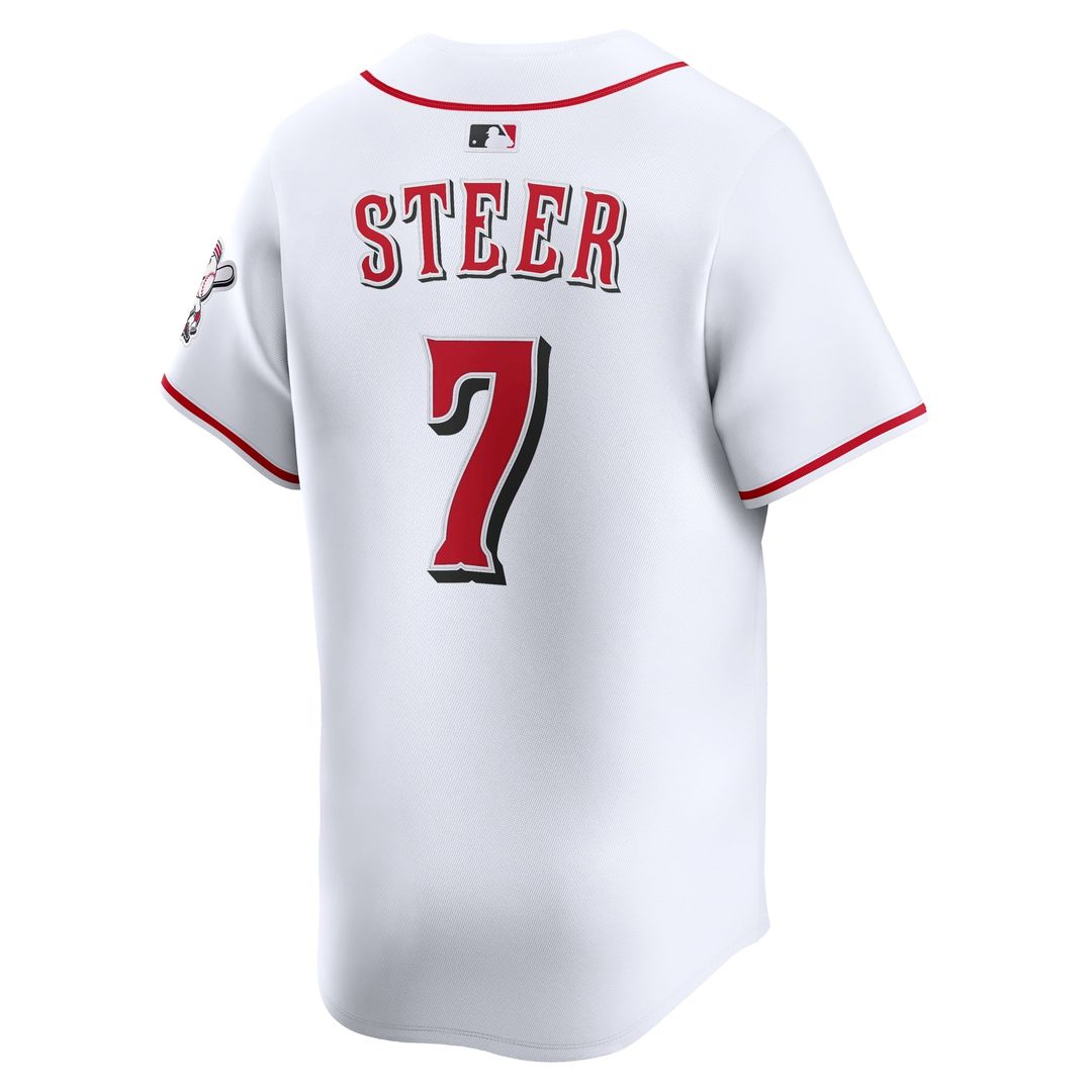 Cincinnati Reds Spencer Steer Home Limited Jersey (White)