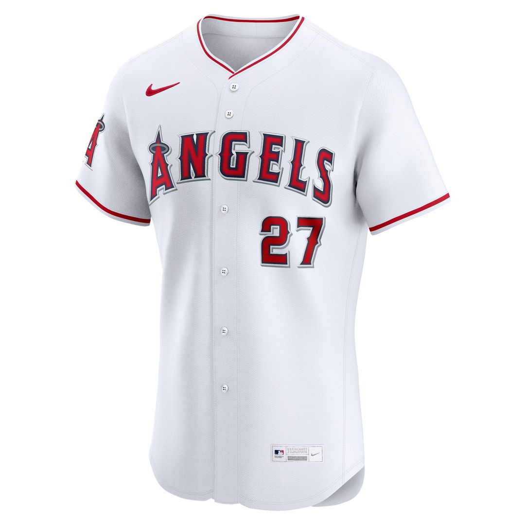 Los Angeles Angels Mike Trout Home ElitePlayer Jersey (White)