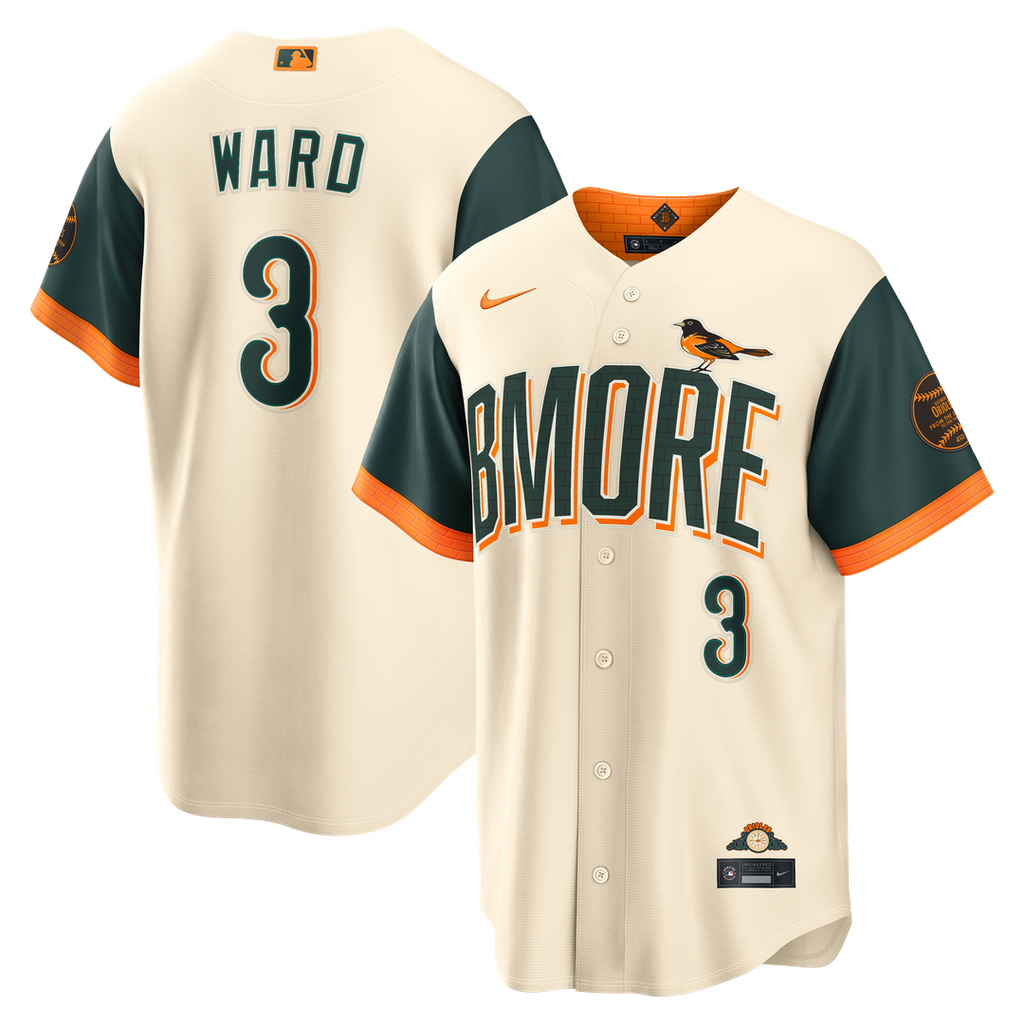 Baltimore Orioles Taylor Ward 2026 City Connect Stadium Jersey (Cream)