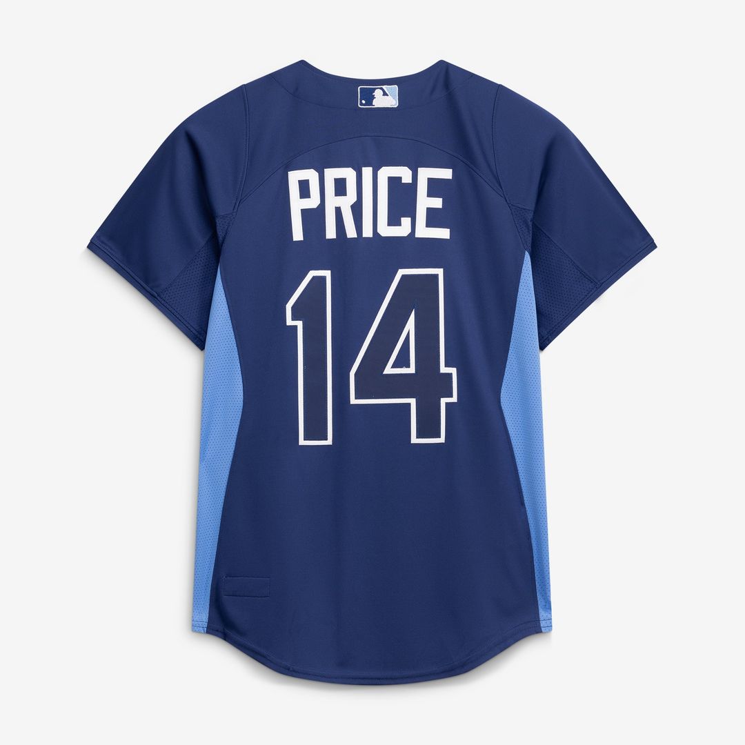 Tampa Bay Rays David Price Authentic Batting Practice Jersey (Blue)