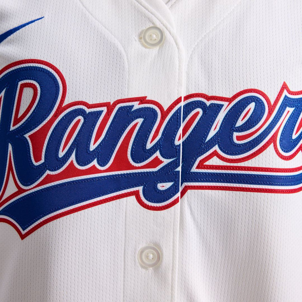 Texas Rangers Women's Home Limited Jersey (White)