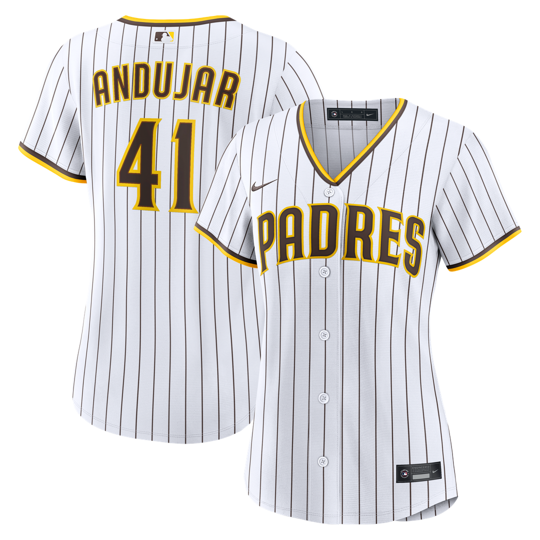 San Diego Padres Miguel Andujar Women's Home Replica Jersey (White)