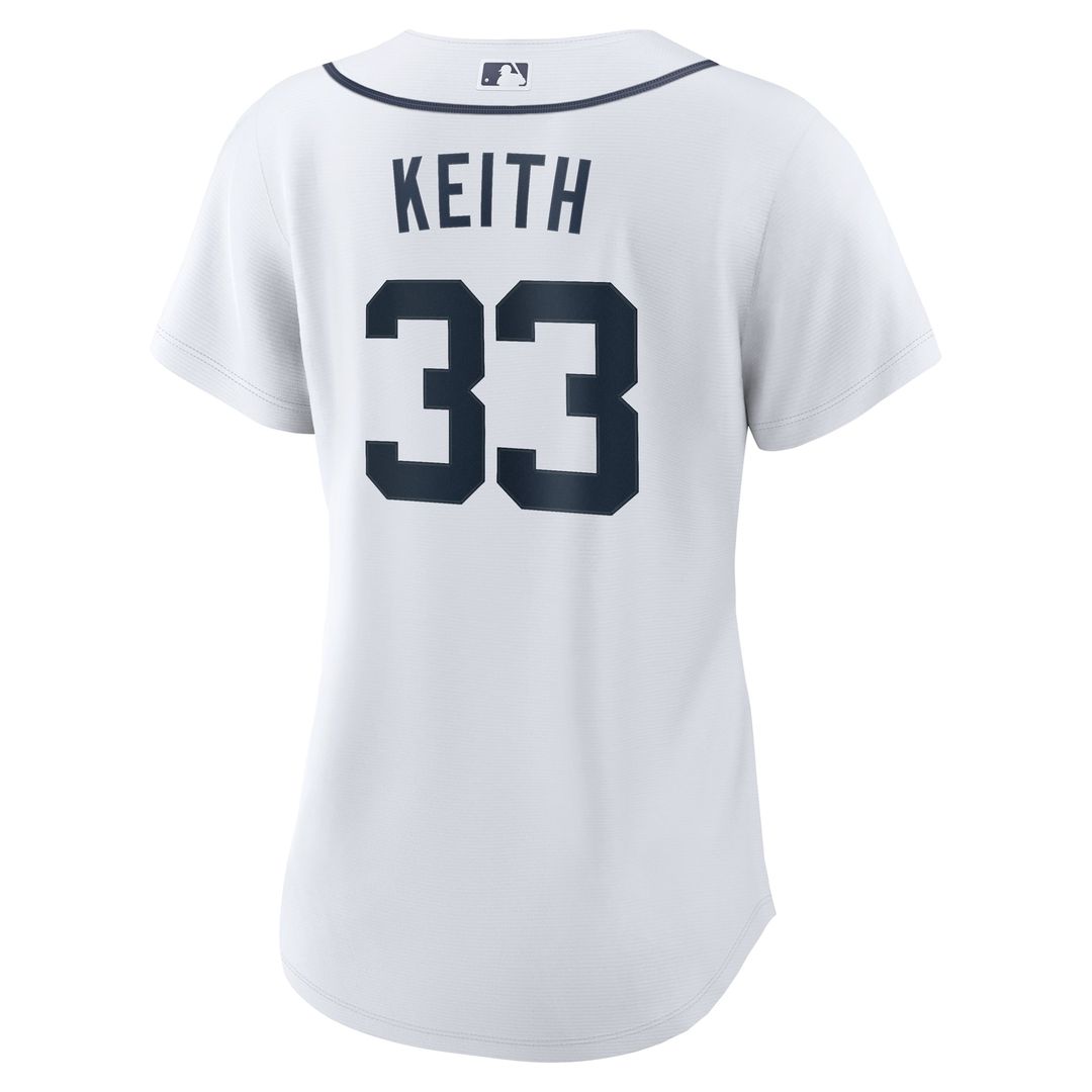 Detroit Tigers Colt Keith Women's Home Replica Jersey (White)