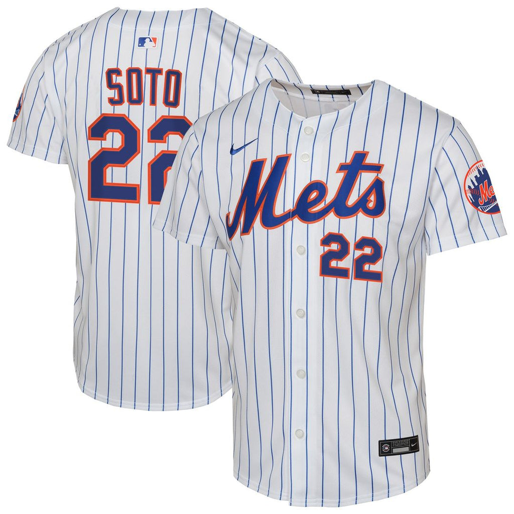 New York Mets Juan Soto Youth Home Limited Jersey (White)