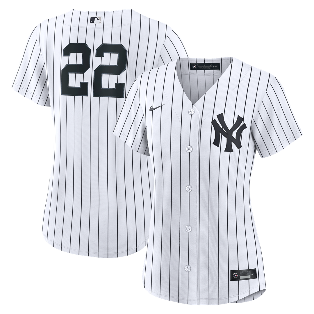 New York Yankees Ben Rice Women's Home Replica Jersey (White)