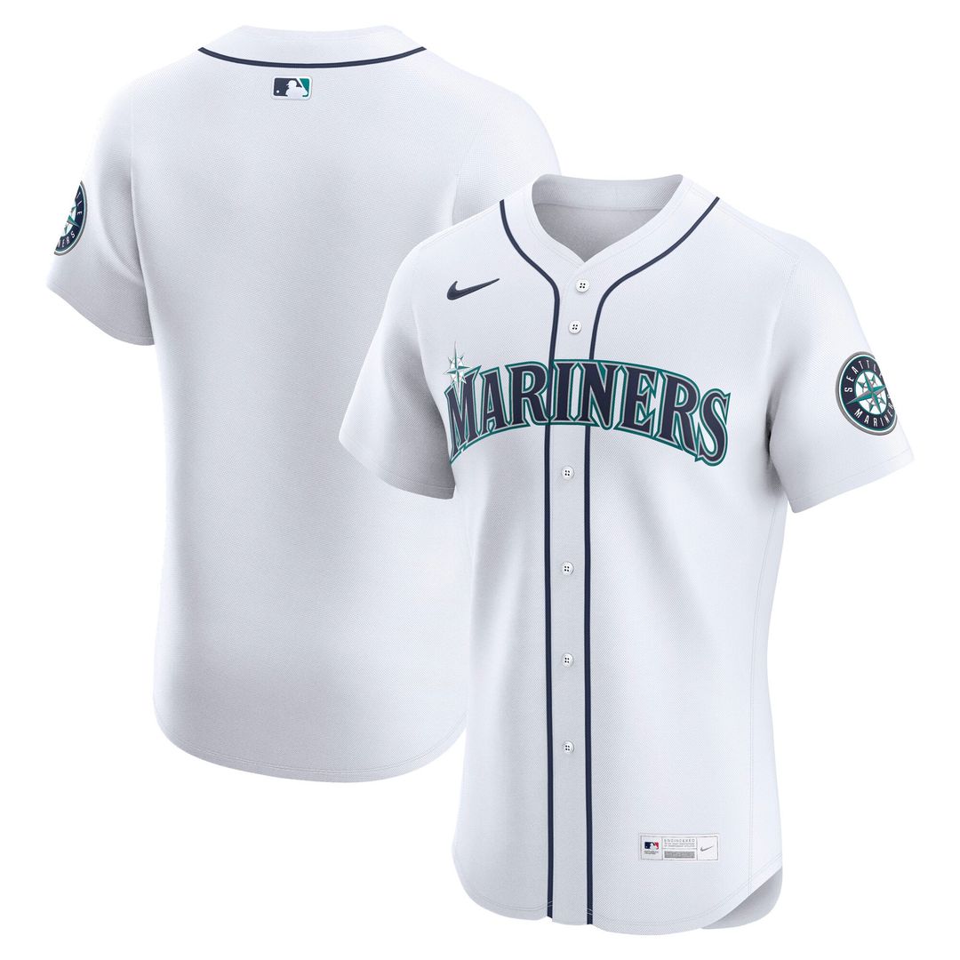 Seattle Mariners Home Elite Jersey (White)