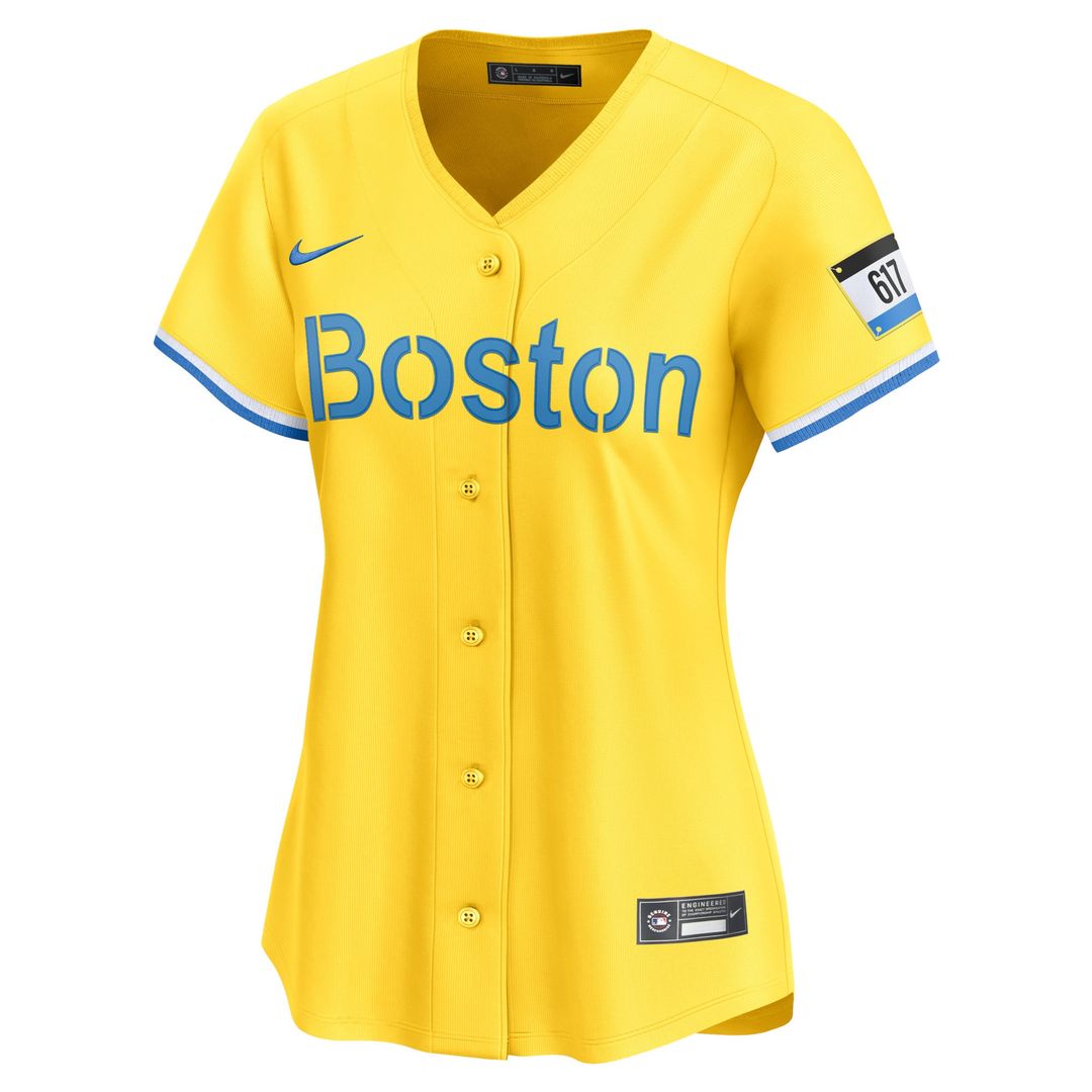 Boston Red Sox David Ortiz Women's City Connect Retired Player Jersey (Gold)