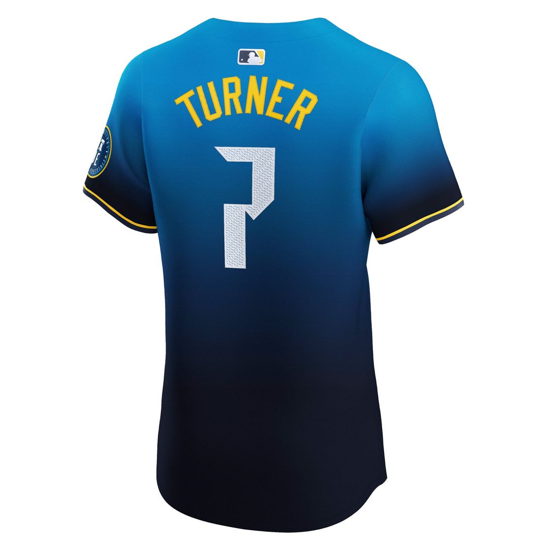 Philadelphia Phillies Trea Turner City Connect Elite Jersey (Navy)