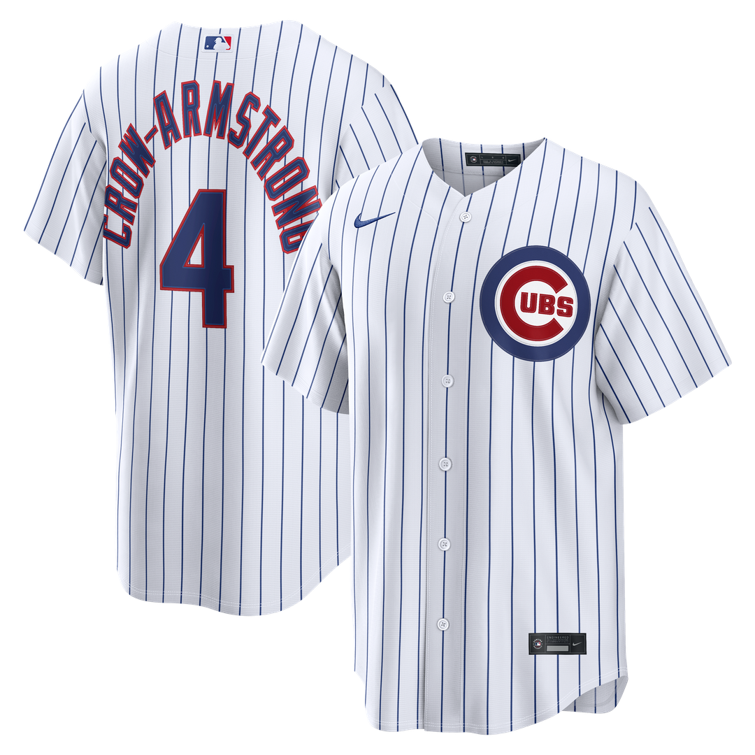 Chicago Cubs Pete Crow - Armstrong Home Replica Jersey (White)