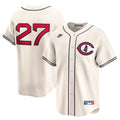 Chicago Cubs Seiya Suzuki Throwback Cooperstown Limited Jersey (Cream)