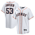 Houston Astros Cristian Javier Home Replica Jersey (White)