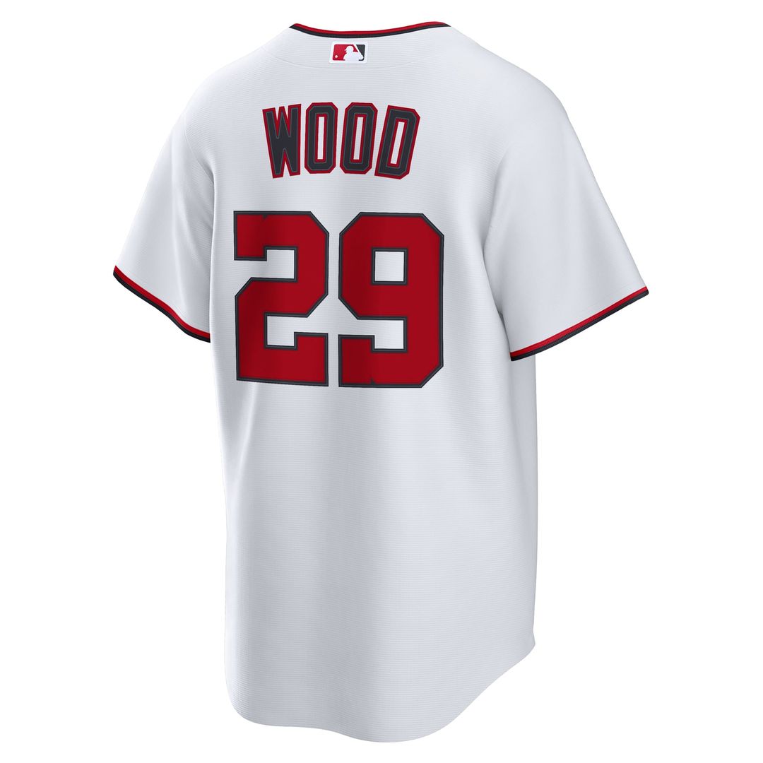 Washington Nationals James Wood Home Replica Jersey (White)
