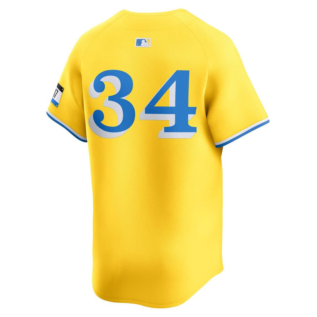 Boston Red Sox David Ortiz City Connect Retired Player Jersey (Gold)