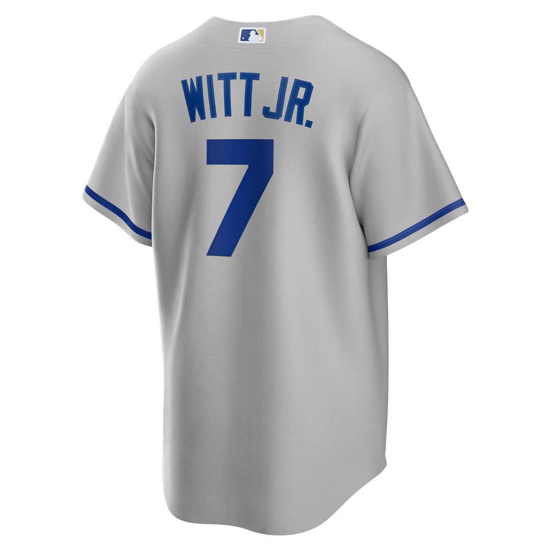 Kansas City Royals Bobby Witt Jr. Road Replica Jersey (Gray)