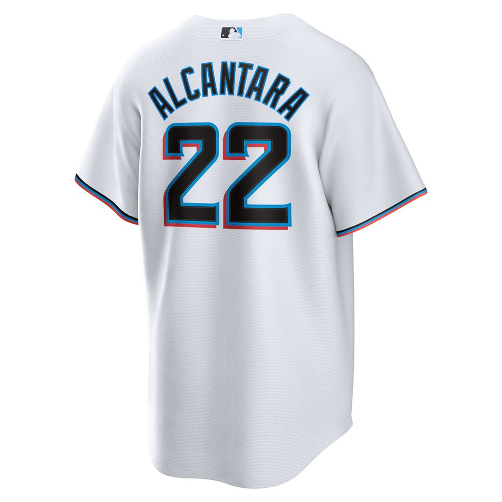 Miami Marlins Sandy Alcantara Replica Jersey (White)