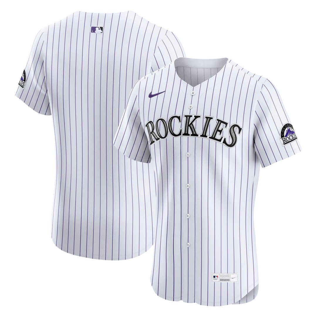 Colorado Rockies Home Elite Jersey (White)
