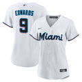 Miami Marlins Xavier Edwards Women's Home Replica Jersey (White)