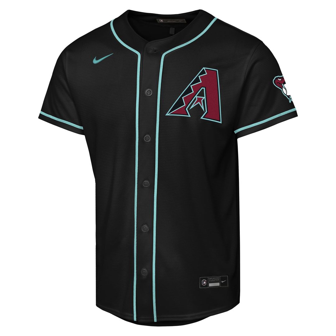 Arizona Diamondbacks Corbin Carroll Youth Alternate Stadium Jersey (Black)