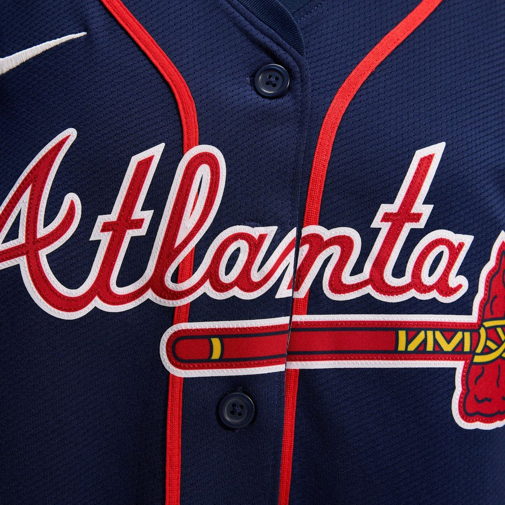 Atlanta Braves Ronald Acuña Jr. Women's Alternate Limited Jersey (Navy)