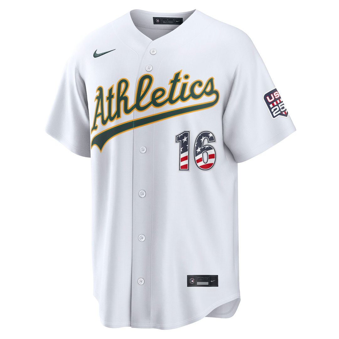 Athletics Nick Kurtz USA 250 Fourth of July Home Stadium Jersey (White)