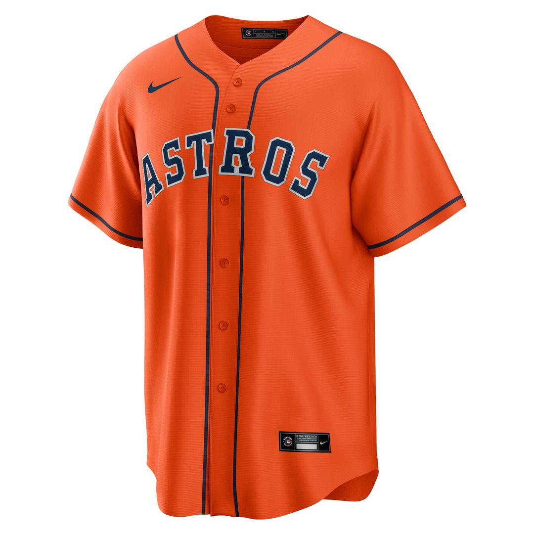 Houston Astros Yordan Álvarez Alternate Replica Jersey (Orange)