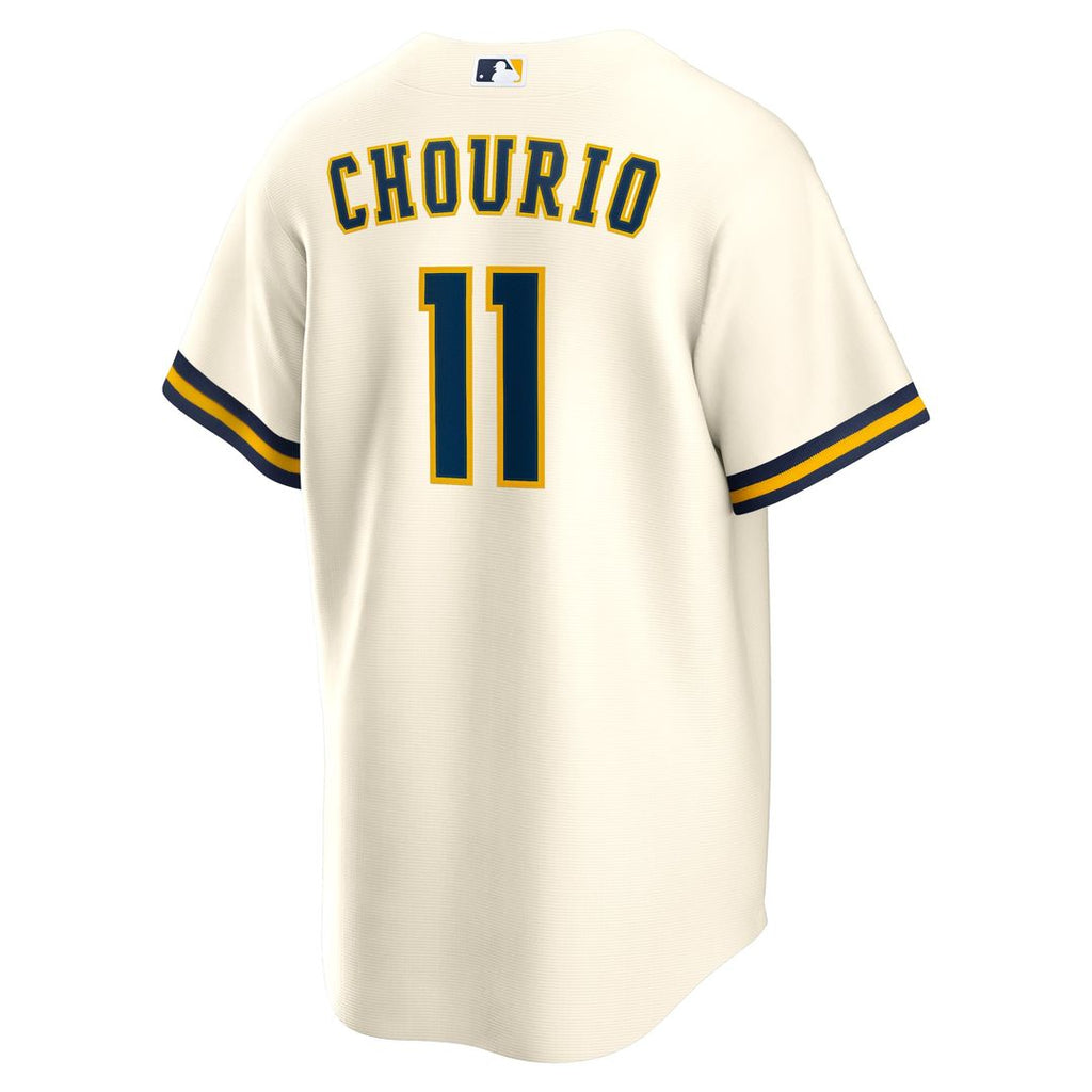 Milwaukee Brewers Jackson Chourio Home Replica Jersey (Cream)