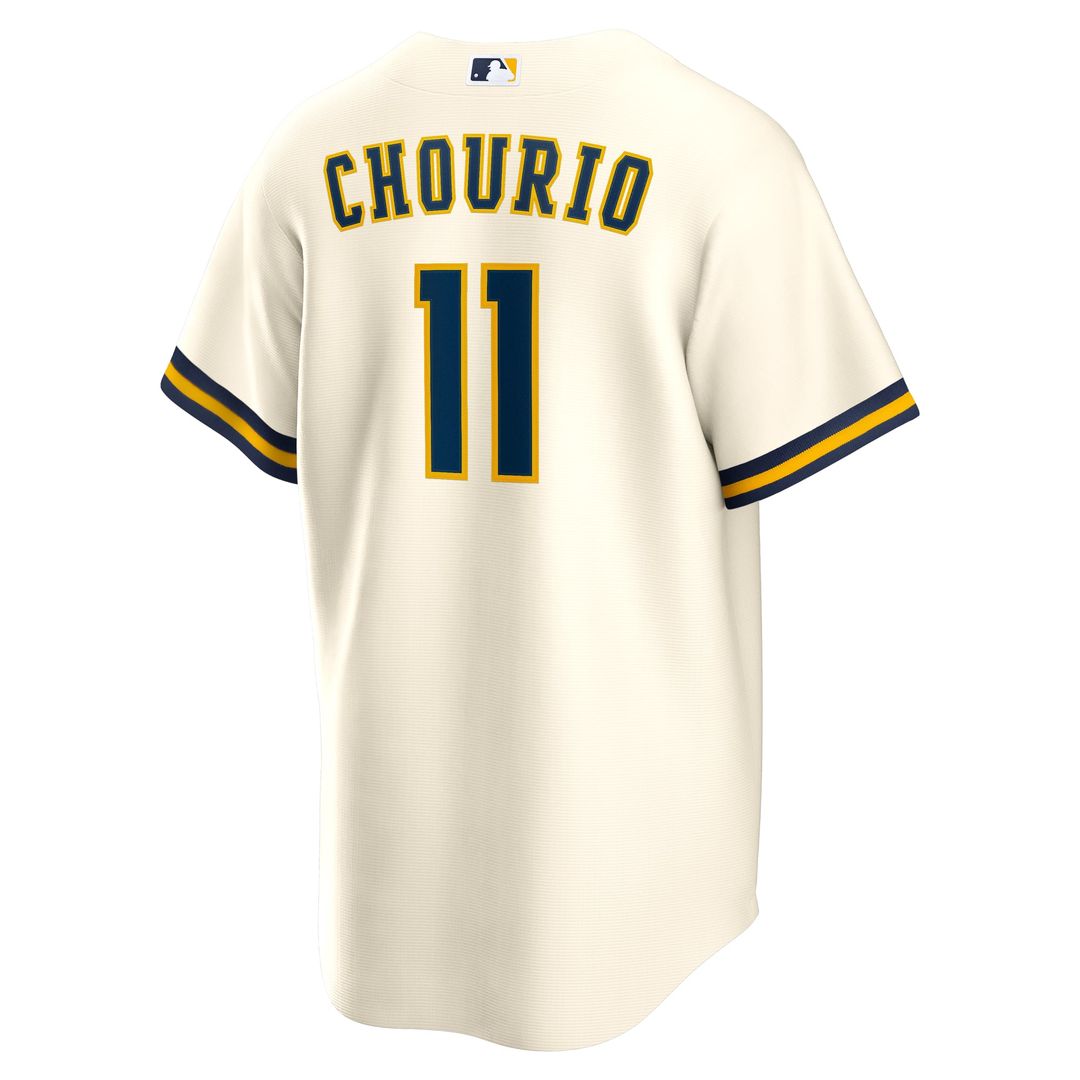 Milwaukee Brewers Jackson Chourio Home Replica Jersey (Cream)